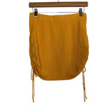 Free People Beach Orange Two Piece Cinched Sides Skirt Set- Size XS