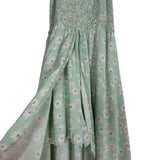 Art Class Mint Floral Print with Built In Shorts Smocked Dress- Size M/7-8Y (see notes)