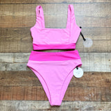 Tularosa Pink Bikini Bottoms NWT- Size S (we have matching top)