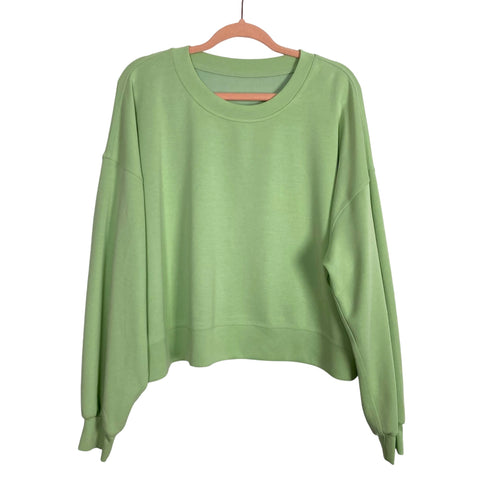 Lululemon Mint Softstreme Cropped Sweatshirt-Size 14