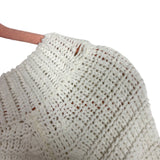 Jun & Ivy White Sweater - Size L (See Notes)