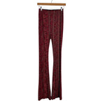 Show Me Your Mumu Red Printed Flare Pants - Size S (Inseam 34")