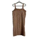 No Brand Brown Floral Dress with Slit- Size 5/6