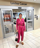 The Greii Pink Color Block Joggers - Size S (Inseam 24" - We Have Matching Top)