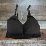Ingrid & Isabel Black Pullover Padded Nursing Bra- Size L