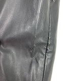 GUESS Los Angeles Black Faux Leather Peplum Top- Size S (see notes)