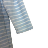 The Beaufort Bonnet Company Light Blue/White Striped Outfit - Size 12-18M (See Notes)