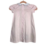 Lulu Bebe Pink with Pleats and Embroidered Disney Princesses Dress- Size 6 (sold out online, we have matching sister dress)