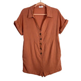 Vestique Pink Button Front Romper- Size M (sold out online)