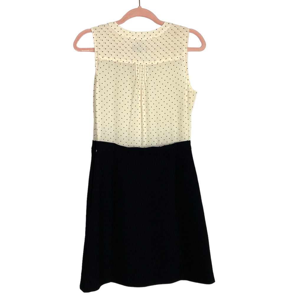 J Crew 100% Silk Polka Dot Top/Black Skirt Dress- Size 2 (see notes) The Saved Collection J Crew 100% Silk Polka Dot Top/Black Skirt Dress- Size 2 (see notes) The Saved Collection