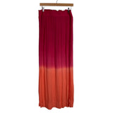Mudpie Pink and Orange Tie-Dye Side Slits Skirt- Size M