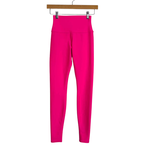 Alo Hot Pink Leggings - Size XS (Inseam 28”)