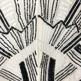ASOS Black and White Beaded Dress- Size 16 (see notes)