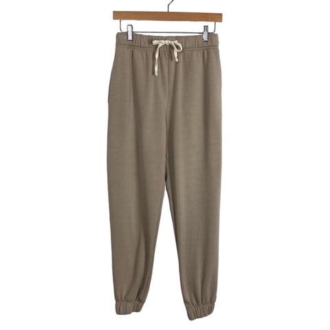 Impressions Taupe Drawstring Sweatpants- Size S (see notes)