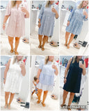 Tuckernuck White Burnout Sleeveless Royal Shirt Dress- Size XL (see notes, sold out online)