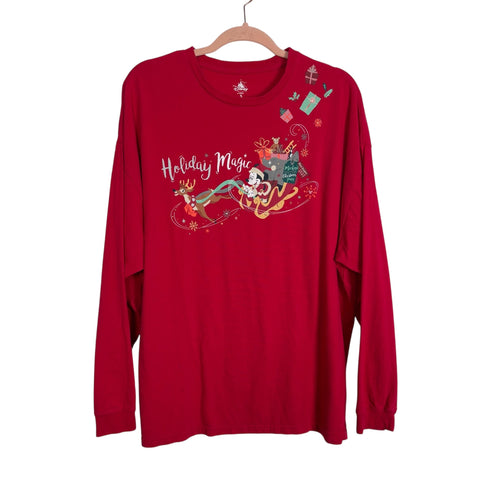 Disney Red Holiday Magic Shirt - Size S