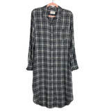 Universal Thread Plaid Flannel Button Up Midi Dress- Size M (sold out online)