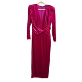 ELOQUII Pink Velvet Fitted Maxi Dress - Size 14 (Sold Out Online!)