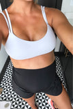 Maacie Black with Inner Shorts Maternity Yoga Shorts- Size S