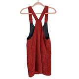 ModCloth Brick Red Corduroy Jumper Dress- Size XS (sold out online)