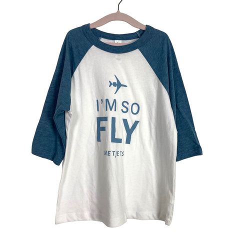 Bella + Canvas I'm So Fly Raglan Tee- Size 5T