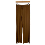 Nuuds Brown Tee and Drawstring Pants Set- Size S (sold as a set)
