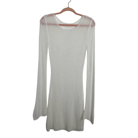 Vestique White Knit Dress - Size M