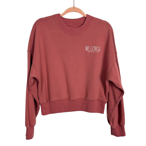 Abercrombie & Fitch The A&F Lounge Collection Wellness Crewneck Sweatshirt - Size S