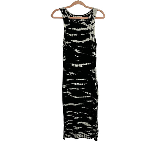 Mossimo Black/White Tie Dye Tank Dress- Size L The Saved Collection Mossimo Black/White Tie Dye Tank Dress- Size L The Saved Collection