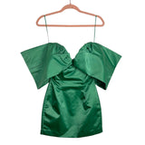 Sau Lee Green Off the Shoulder Dress - Size US 0
