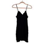 H&M Black Smocked Mini Dress NWT- Size S