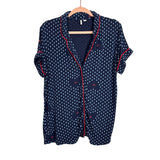 Nordstrom Blue Polka Dot Pajama Set - Size M