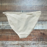 Aerie White Knit Overlay Bikini Bottoms- Size S (see notes)