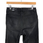 Kut Black Distressed High Rise Fab Ab Raw Hem Skinny Ankle Jeans NWT- Size 2 (Inseam 27.5”)