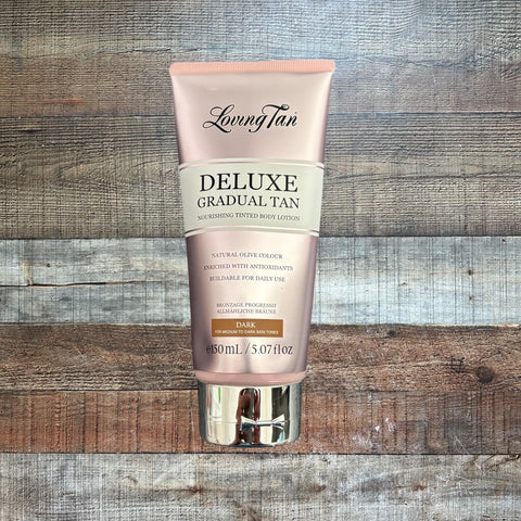 Loving Tan Deluxe Gradual Tan Nourishing Tinted Body Lotion Dark - New