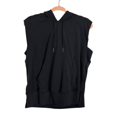 Lululemon Black Sleeveless Hoodie - Size 4