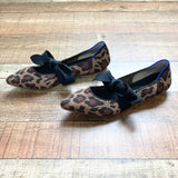 Rothy's Animal Print Ballet Tie Flats- Size 7 (GREAT CONDITION)