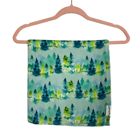 Tiny Twinkle Watercolor Tree Print Baby Swaddle Blanket