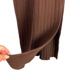 Abercrombie & Fitch Brown Tank Sweater Dress with Slit- Size L (sold out online)