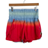 Free People Movement Ombre Elastic Waistband Shorts - Size M