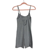 Out from Under Grey Exposed Back Romper- Size S