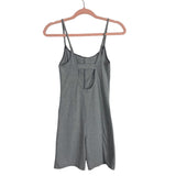 Out from Under Grey Exposed Back Romper- Size S