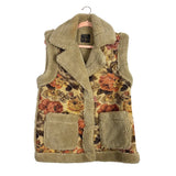 Outdoor Collection Embroidered Floral Vest- Size S (See Notes)