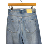 Zara Distressed Light Wash Jeans  - Size USA 4 (Inseam 29" - See Notes)