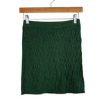 Tularosa Hunter Green Knit Skirt - Size XS (Sold Out Online)