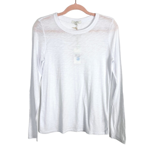 Z Supply White Everday Brushed Long Sleeve Top NWT- Size XS