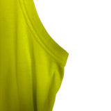 DSG Neon Yellow Ribbed Tank- Size L (see notes)