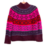 Saylor Wool Blend Printed Sweater - Size XS