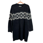 Abercrombie & Fitch Black Wool Blend Sweater Dress - Size M