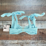 Beach Riot Light Blue Terry Cloth Swim Top NWT - Size M (We Have Matching Bottoms!)